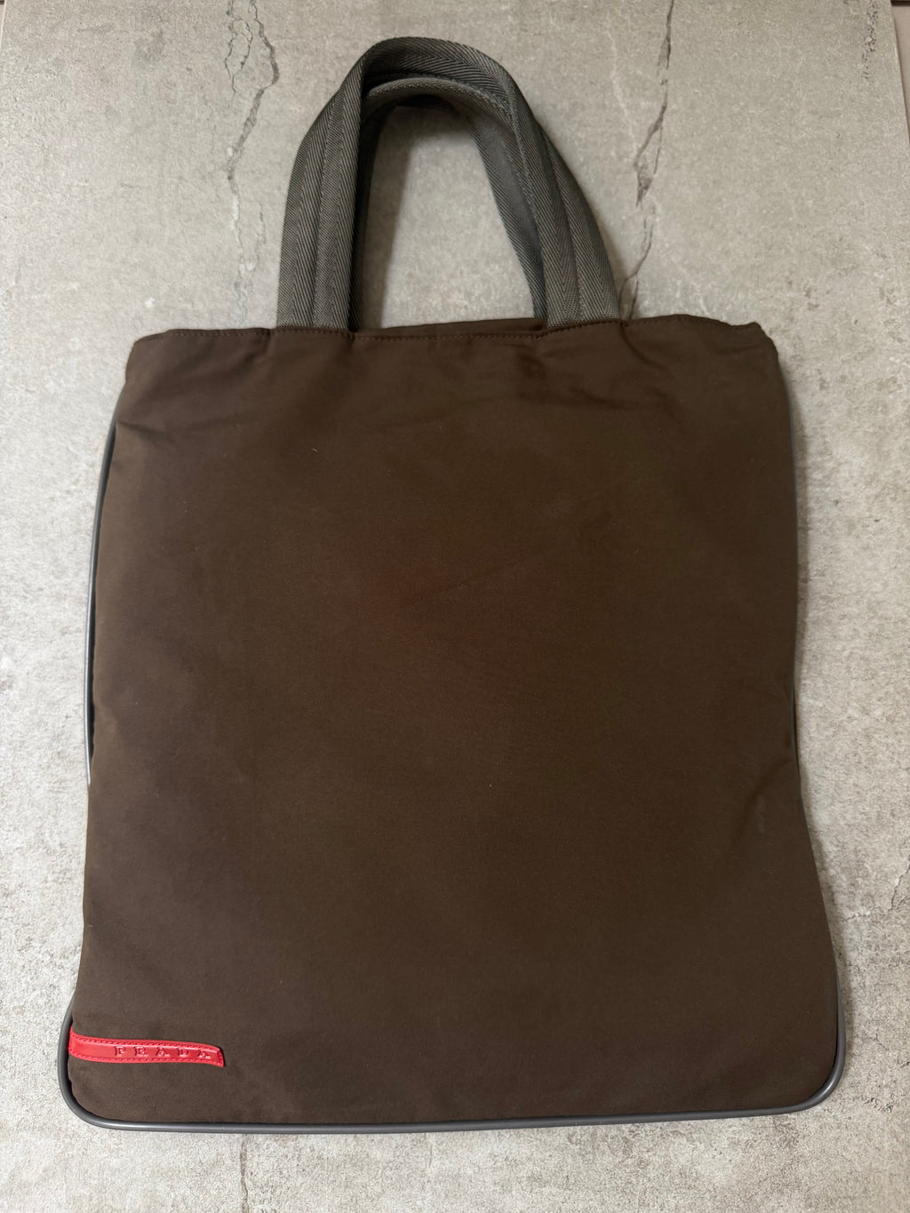 Prada Sport Tundra Tech Nylon Tote Bag