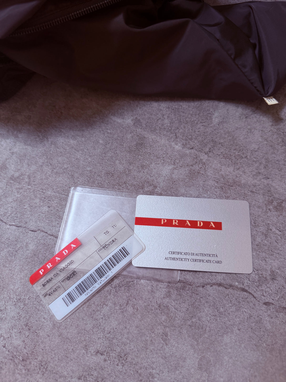 Prada Sport Tundra Tech Nylon Tote Bag