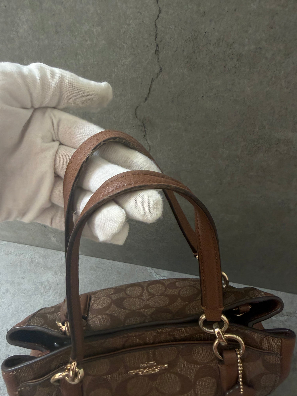 Coach Surrey Carryall Saddle Leather Tote Bag