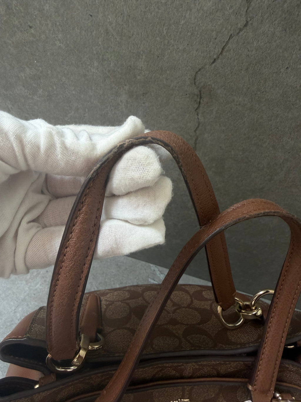 Coach Surrey Carryall Saddle Leather Tote Bag