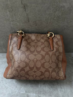 Coach Surrey Carryall Saddle Leather Tote Bag