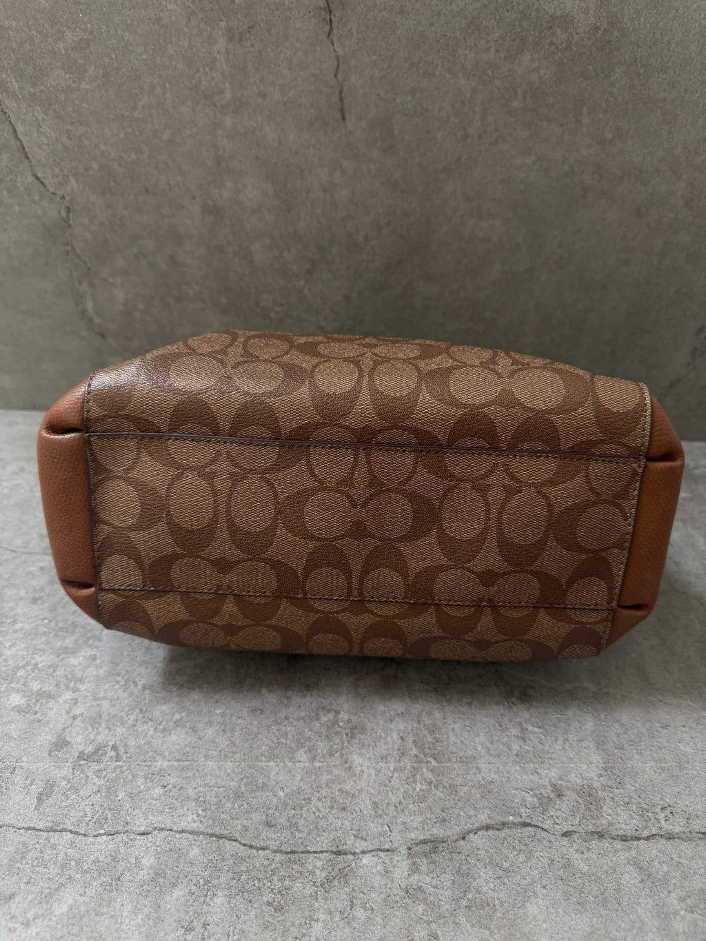 Coach Surrey Carryall Saddle Leather Tote Bag