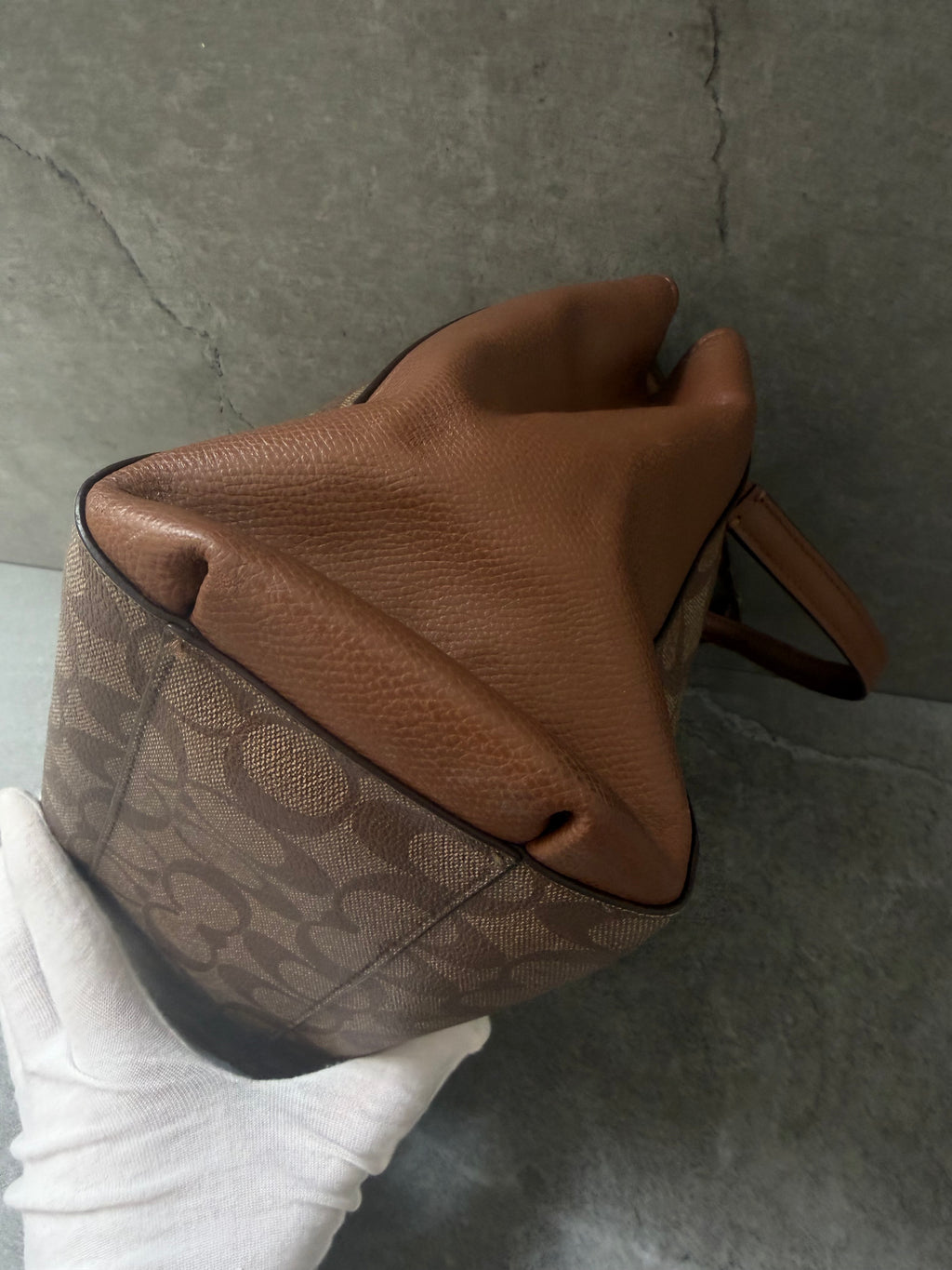 Coach Surrey Carryall Saddle Leather Tote Bag