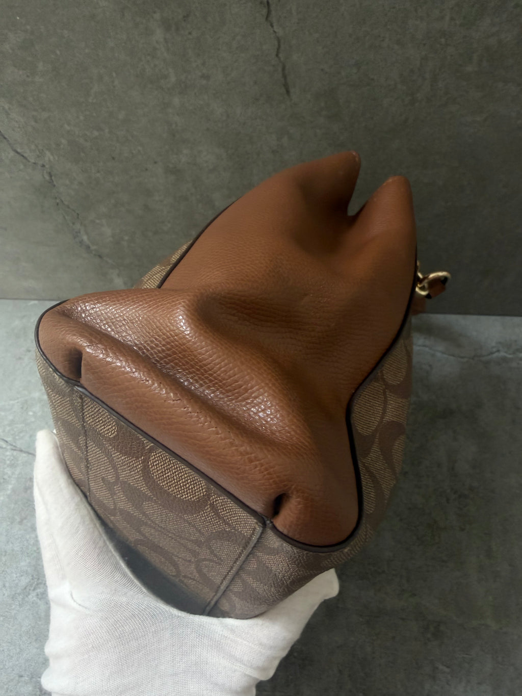 Coach Surrey Carryall Saddle Leather Tote Bag