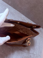 Coach Surrey Carryall Saddle Leather Tote Bag