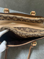 Coach Signature  Canvas Soho Satchel Bag