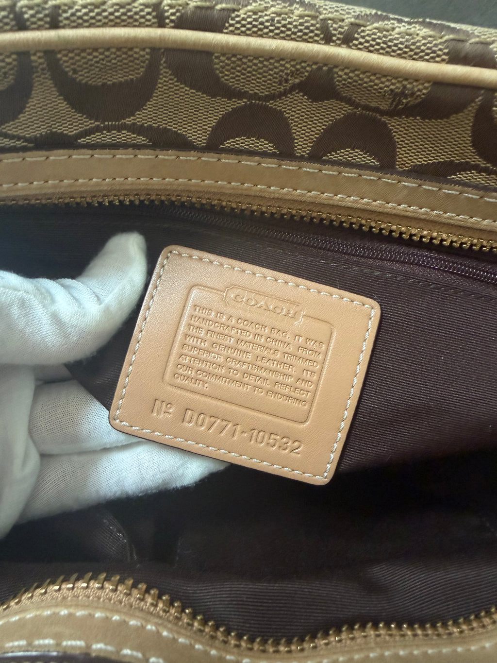 Coach Signature  Canvas Soho Satchel Bag