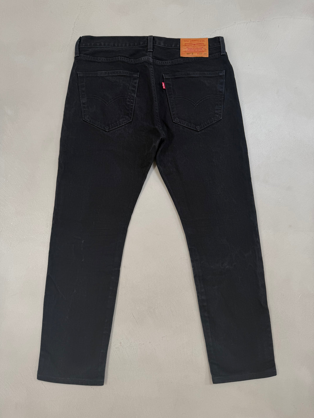 Levi's 501 S Jeans Washed Black - W32"