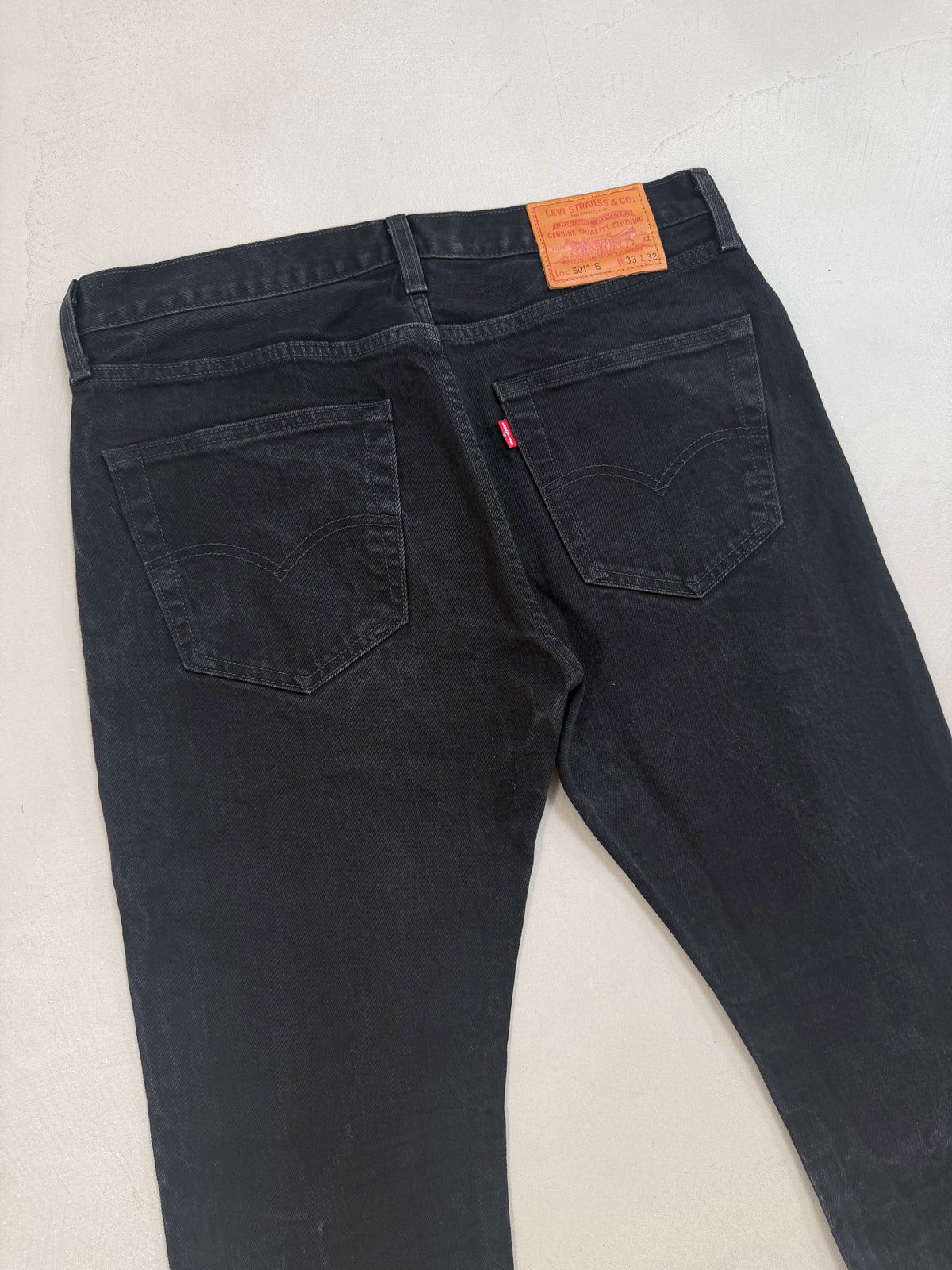Levi's 501 S Jeans Washed Black - W32"