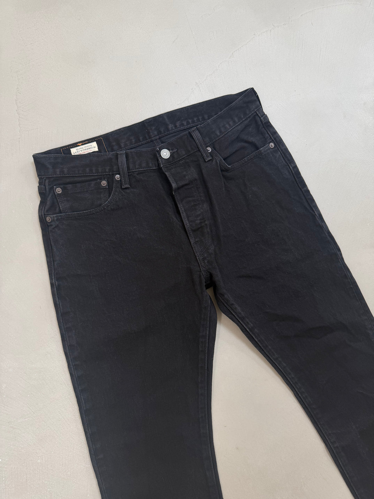 Levi's 501 S Jeans Washed Black - W32"