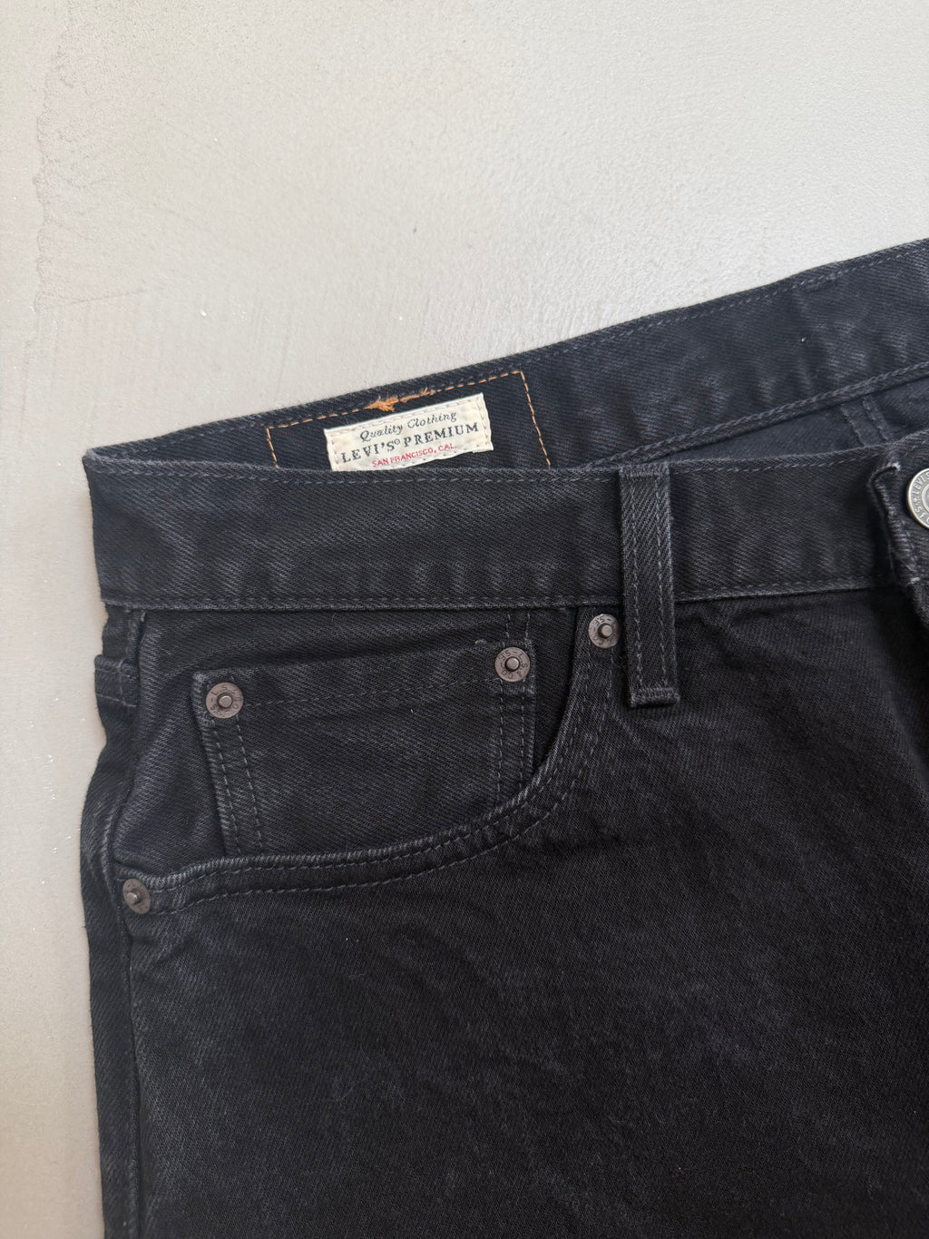 Levi's 501 S Jeans Washed Black - W32"