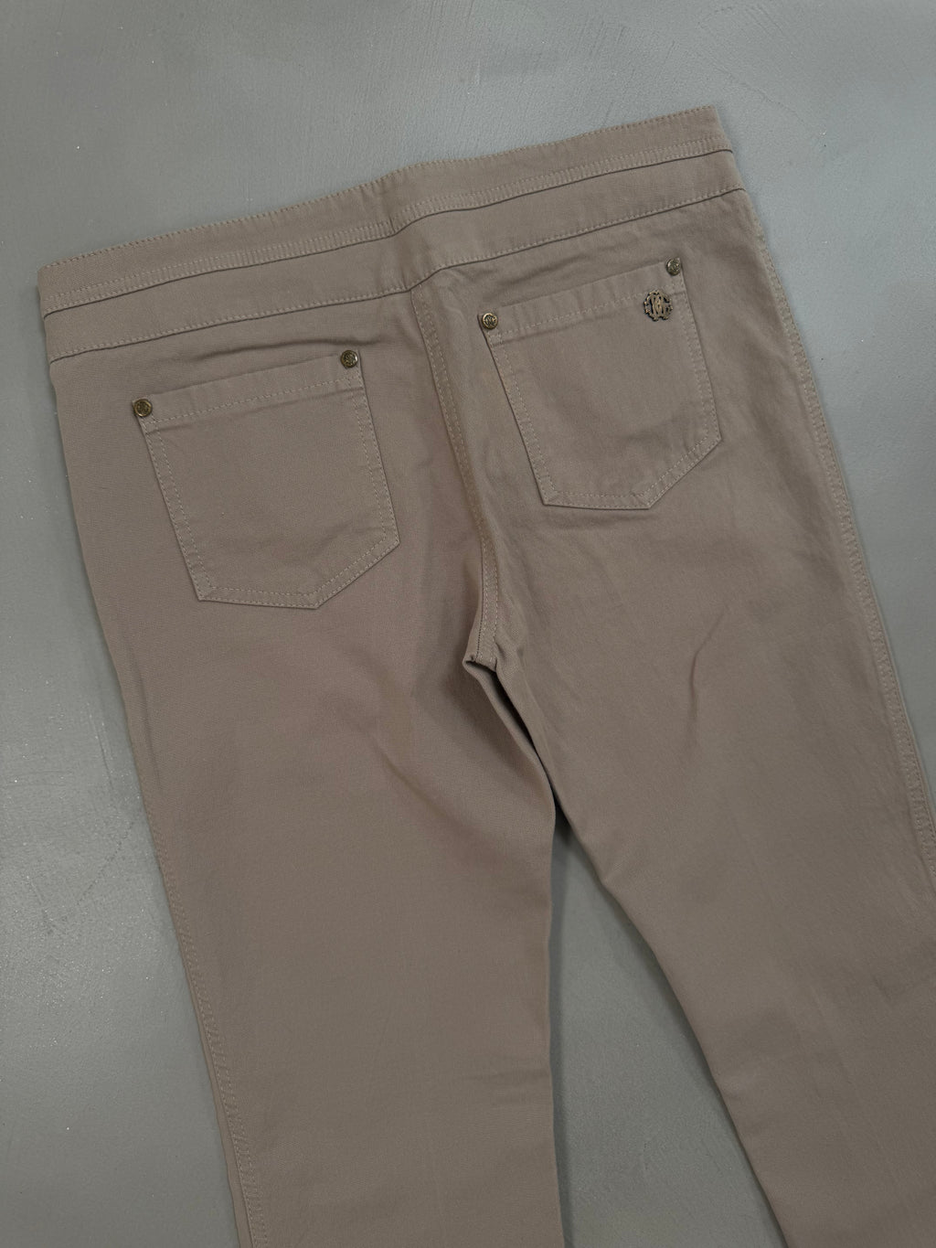 Roberto Cavalli Y2K Flared Bootcut Lace Up Trousers - W31"