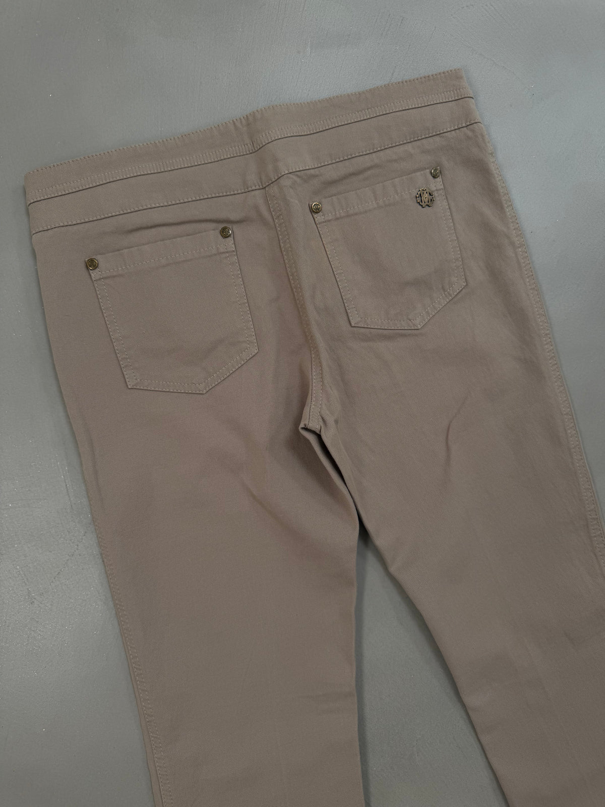 Roberto Cavalli Y2K Flared Bootcut Lace Up Trousers - W31"