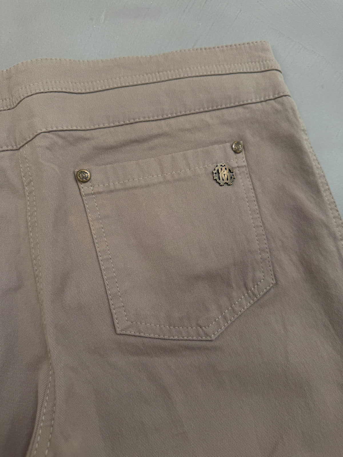 Roberto Cavalli Y2K Flared Bootcut Lace Up Trousers - W31"
