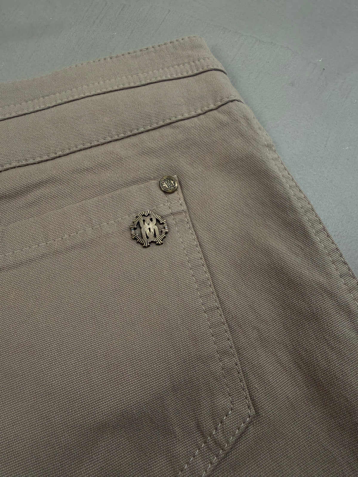 Roberto Cavalli Y2K Flared Bootcut Lace Up Trousers - W31"