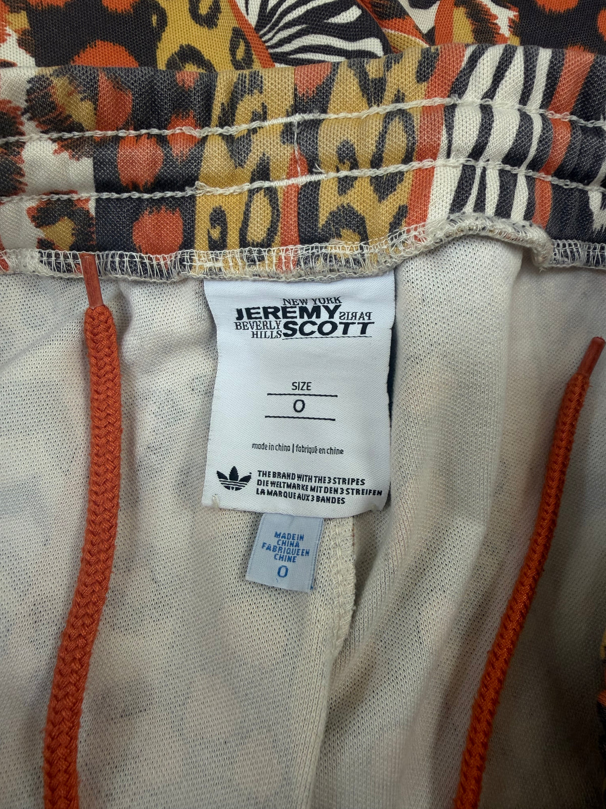 Adidas Originals x Jeremy Scott Animal Print Track Pants - M