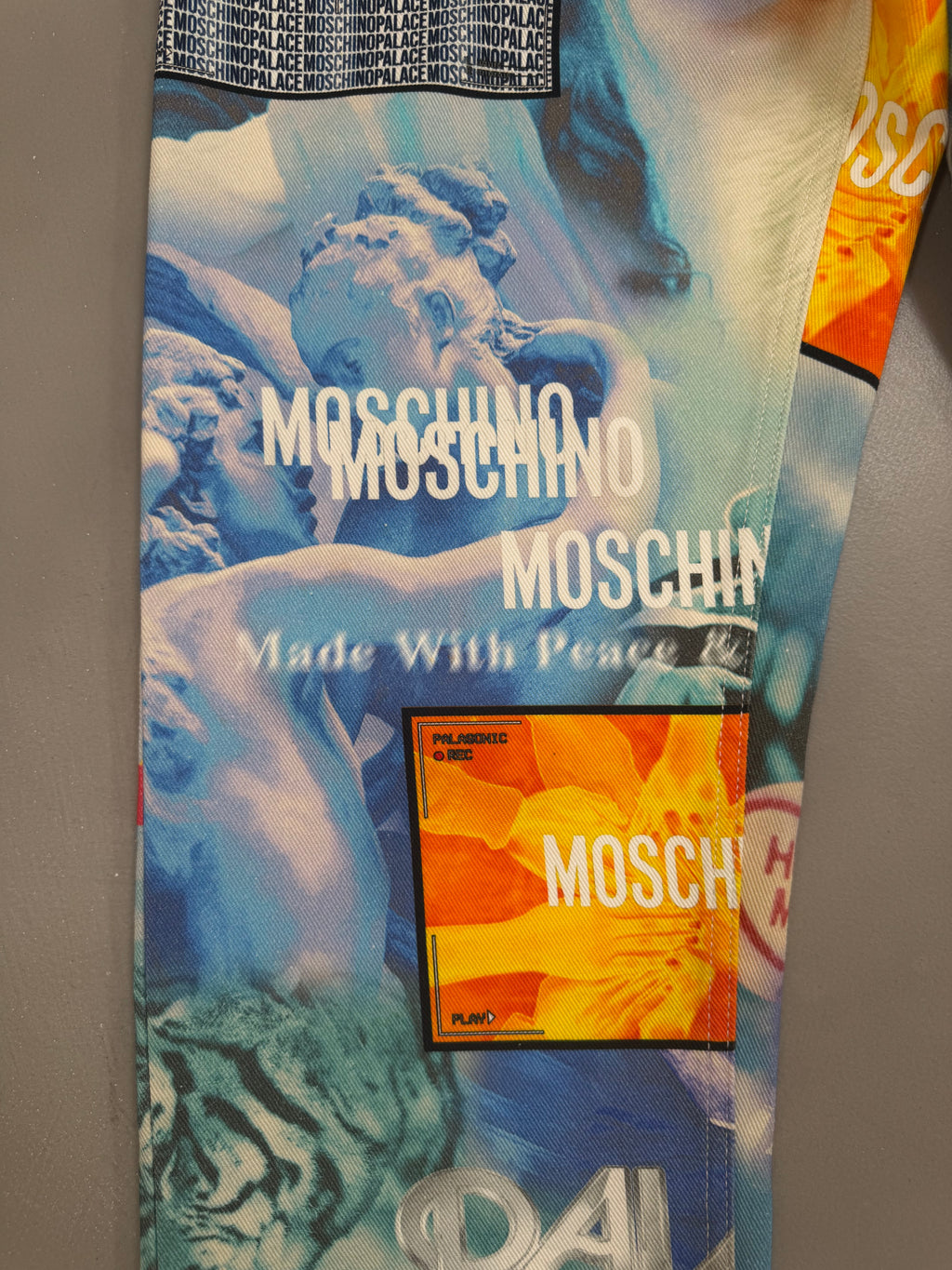 Palace x Moschino Denim Jeans Multi 1 FW20 - W34"