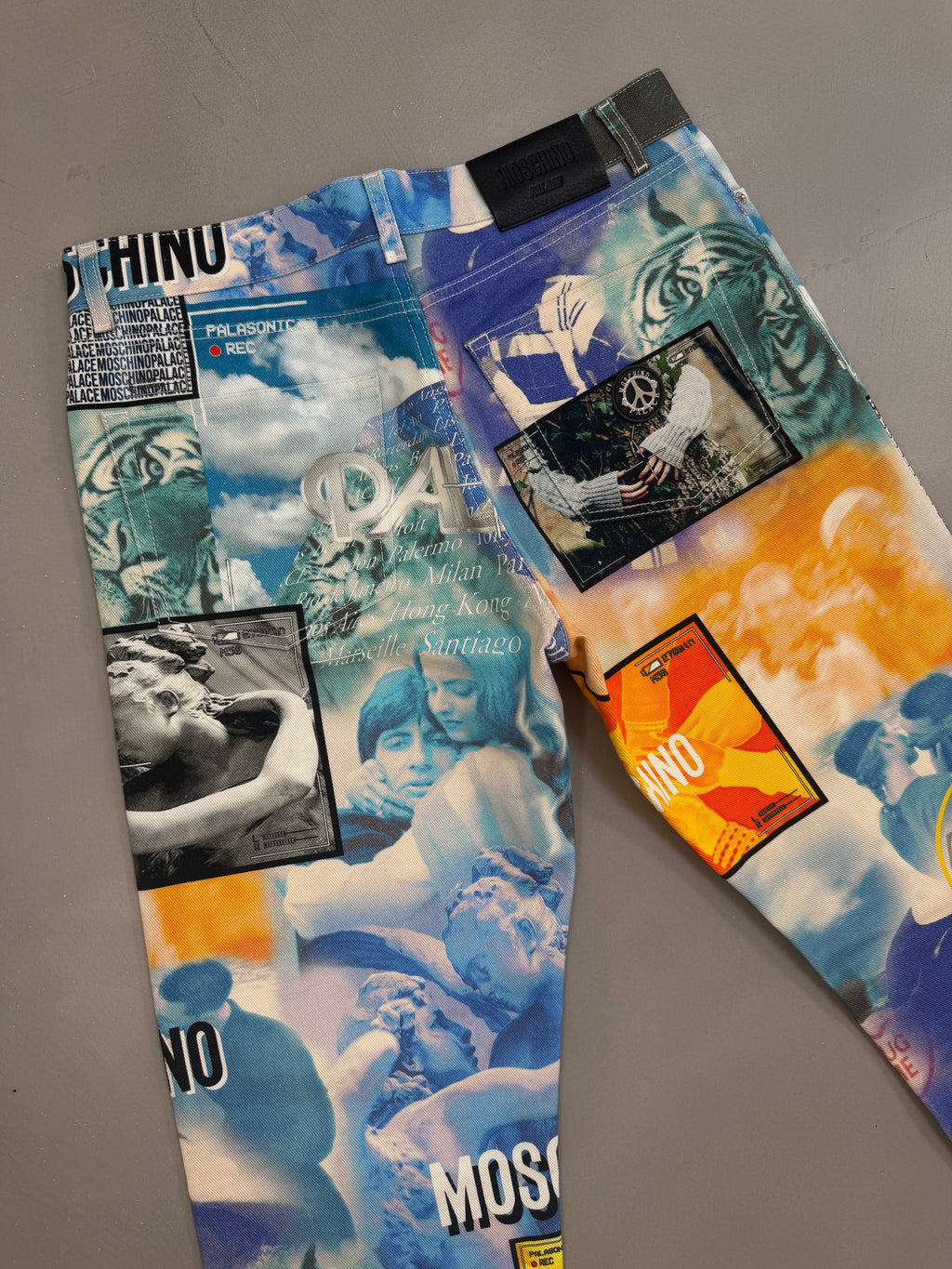 Palace x Moschino Denim Jeans Multi 1 FW20 - W34"