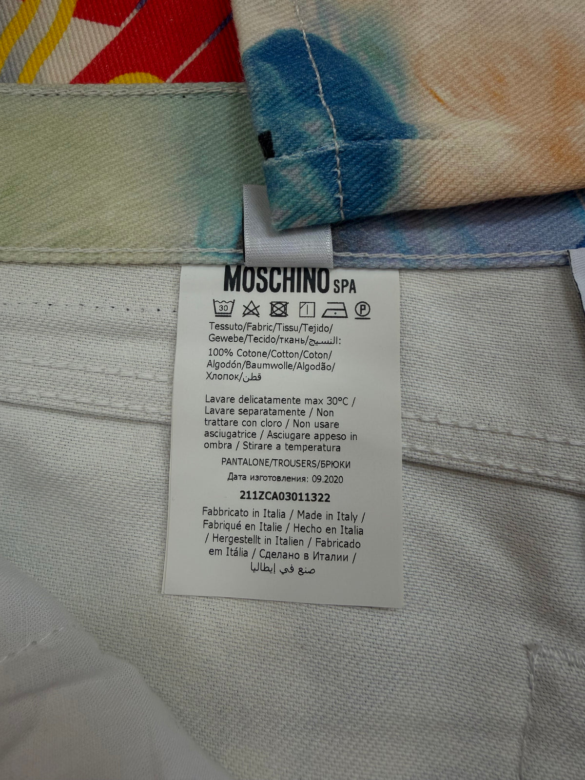 Palace x Moschino Denim Jeans Multi 1 FW20 - W34"