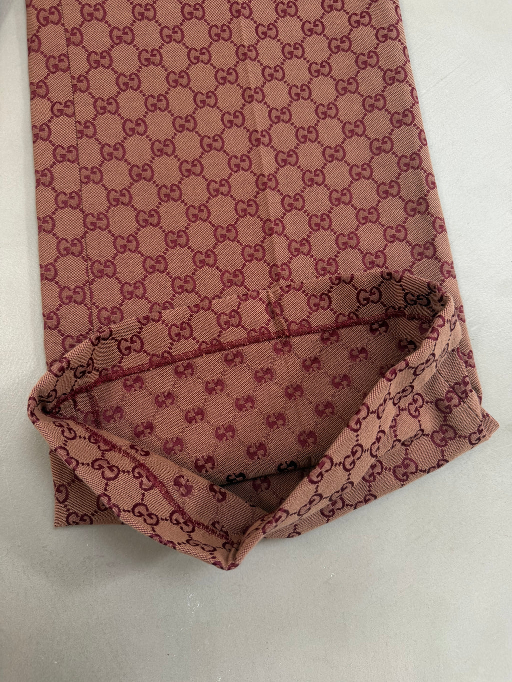 Gucci GG Jacquard Canvas Flared Trousers - W34"
