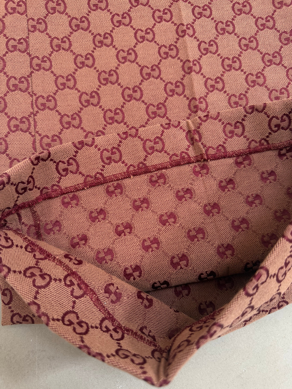 Gucci GG Jacquard Canvas Flared Trousers - W34"