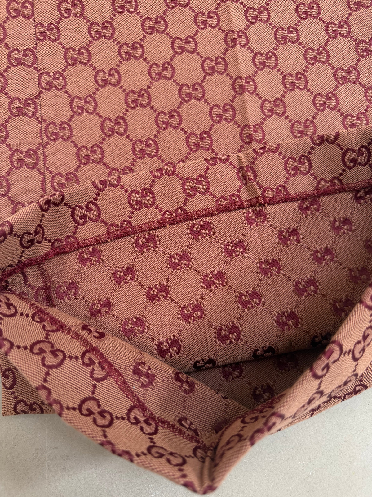 Gucci GG Jacquard Canvas Flared Trousers - W34"