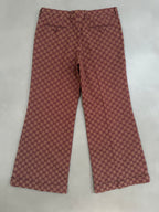 Gucci GG Jacquard Canvas Flared Trousers - W34"