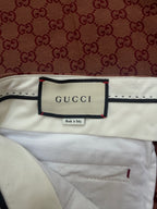 Gucci GG Jacquard Canvas Flared Trousers - W34"
