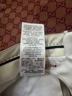 Gucci GG Jacquard Canvas Flared Trousers - W34"