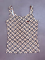Burberry Blue Label Nova Check Tank Top - S