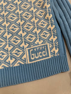 Gucci GG Geometric Jacquard Wool Knit Jumper - XS