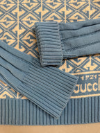 Gucci GG Geometric Jacquard Wool Knit Jumper - XS