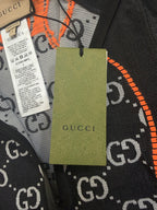 Gucci GG Monogram Long Sleeved Jersey Crop Top - S