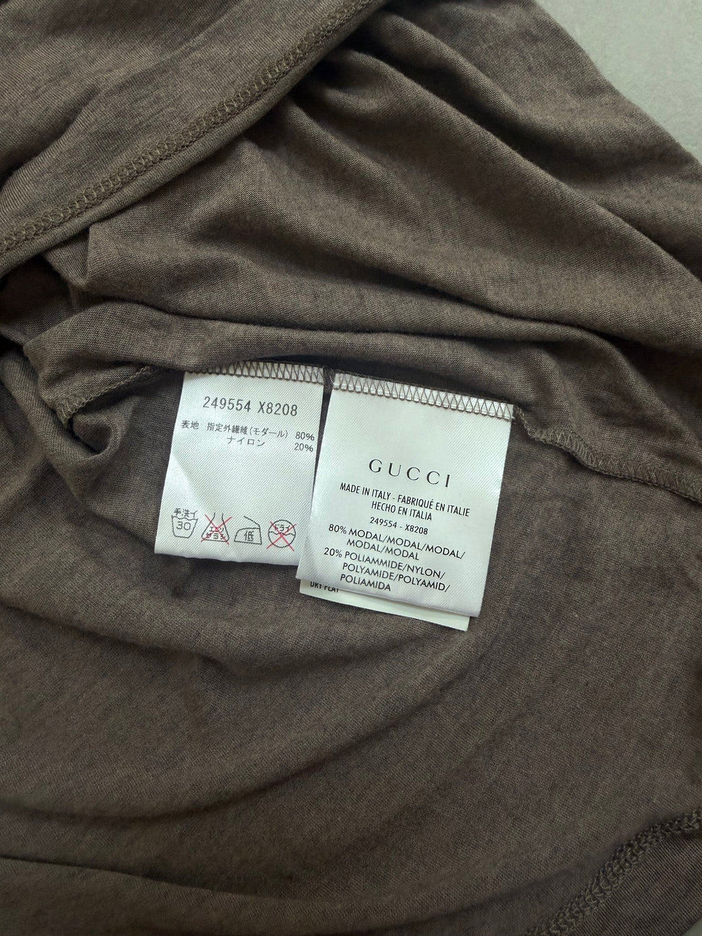 Gucci SS10 Pleated Cross Front V-Neck Top - S