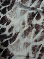 Just Cavalli Giraffe Animal Blot Print Midi Dress - S