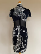 Just Cavalli Chain & Medallion Print Dress - M