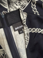 Just Cavalli Chain & Medallion Print Dress - M