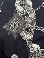 Just Cavalli Chain & Medallion Print Dress - M