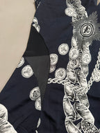Just Cavalli Chain & Medallion Print Dress - M