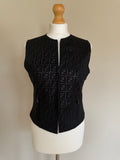 90's Fendi Zucca Logo Gilet Vest - S