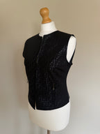 90's Fendi Zucca Logo Gilet Vest - S