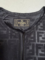 90's Fendi Zucca Logo Gilet Vest - S