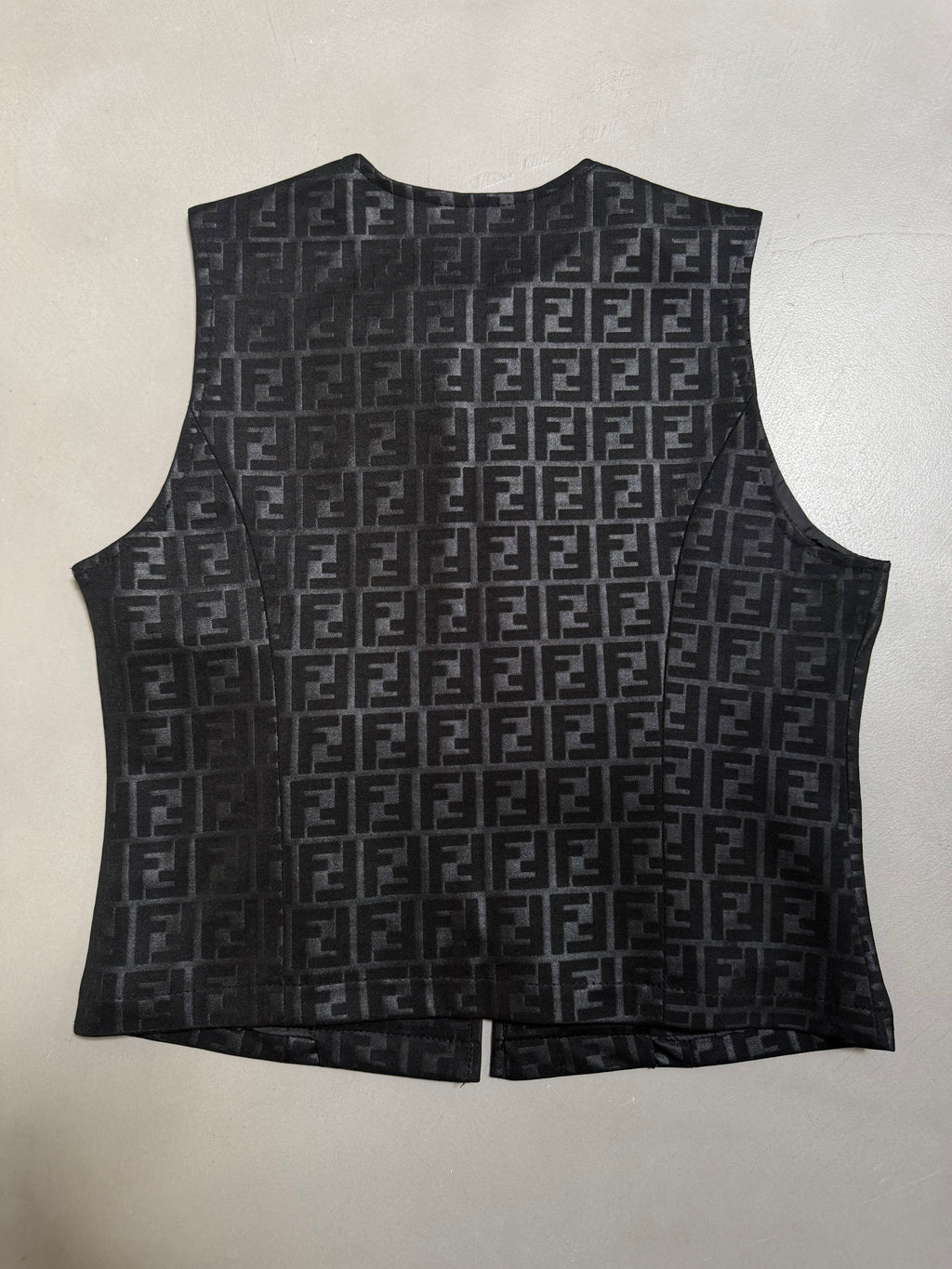 90's Fendi Zucca Logo Gilet Vest - S