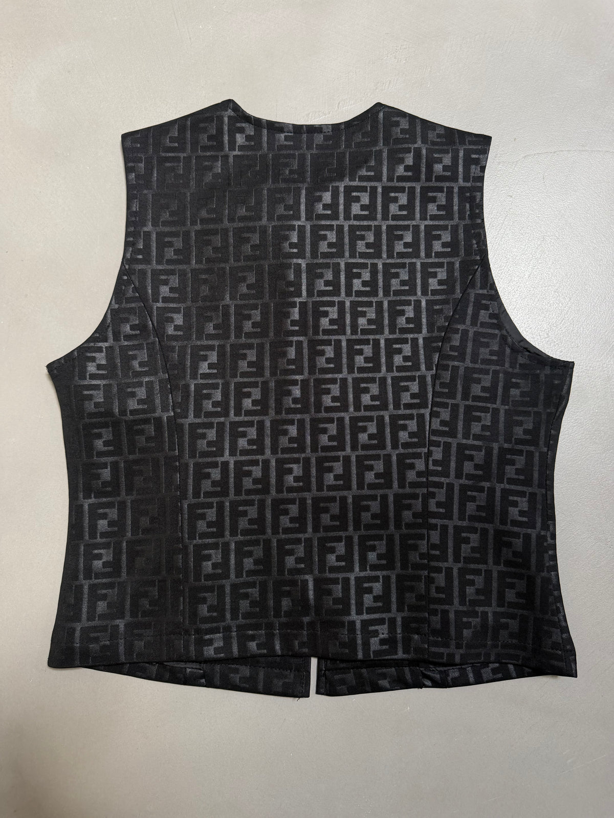 90's Fendi Zucca Logo Gilet Vest - S