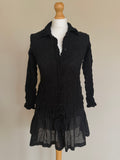 Issey Miyake Me SS01 Shirred Cauliflower Tunic Shirt - M
