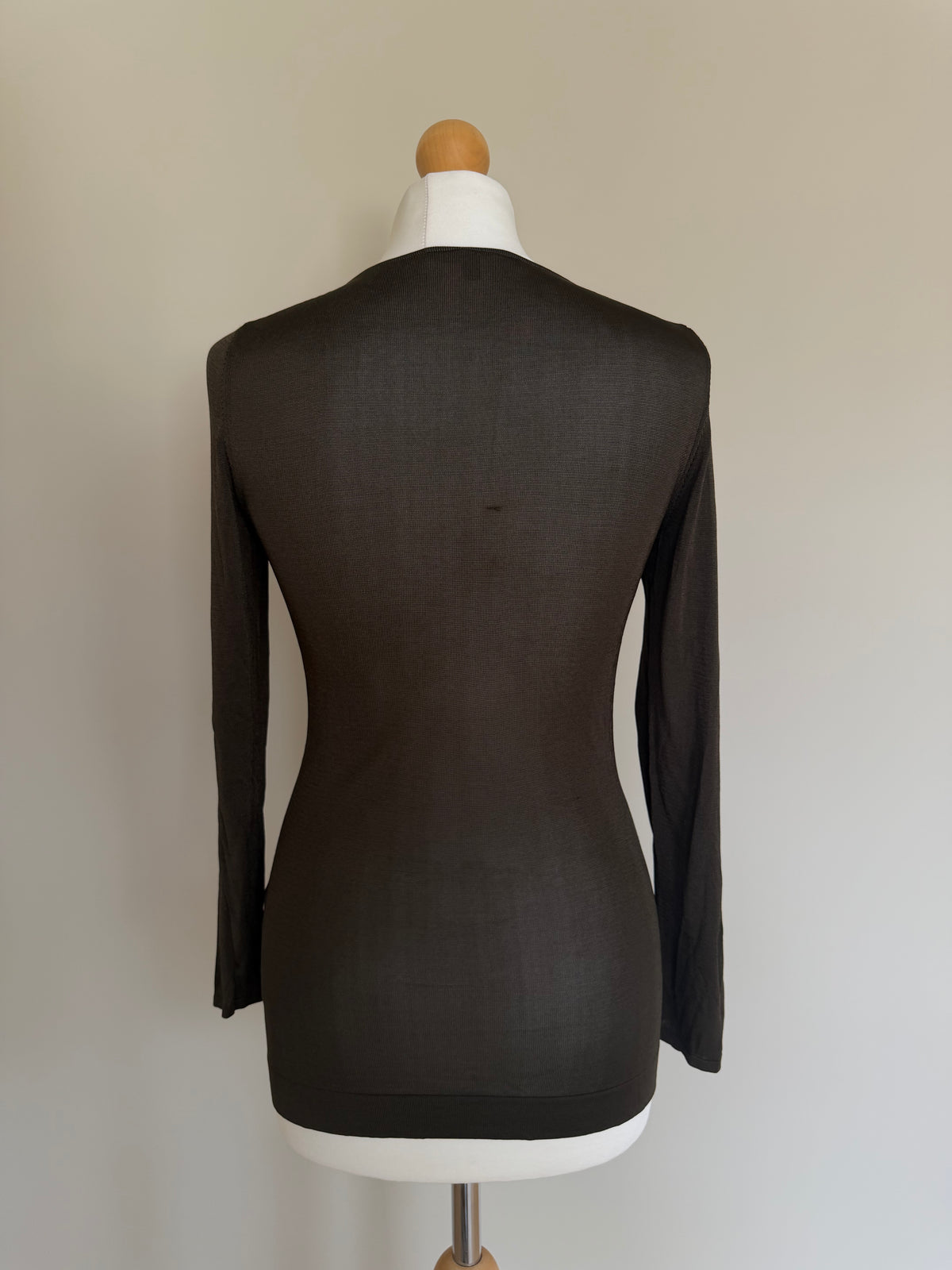 Gucci SS08 D-Ring Ruched Viscose Knit Top - XS