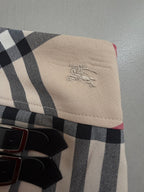 Burberry Vintage Check Buckled Kilt Skirt - M