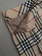 Burberry Vintage Check Buckled Kilt Skirt - M