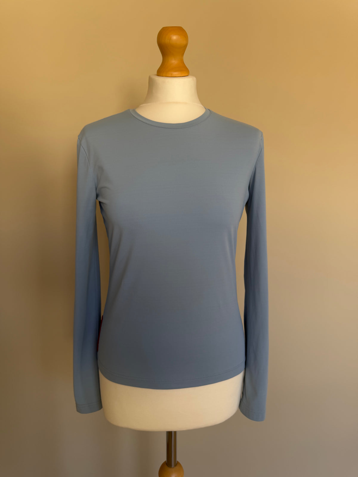 Prada Sport Linea Rossa Long Sleeve Technical Stretch Top - M
