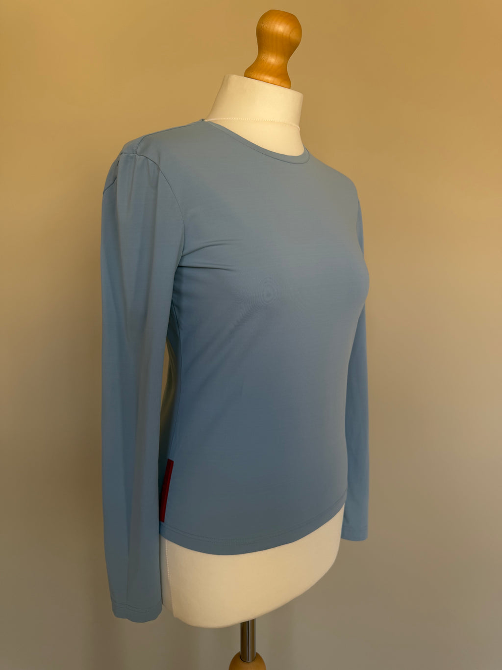 Prada Sport Linea Rossa Long Sleeve Technical Stretch Top - M